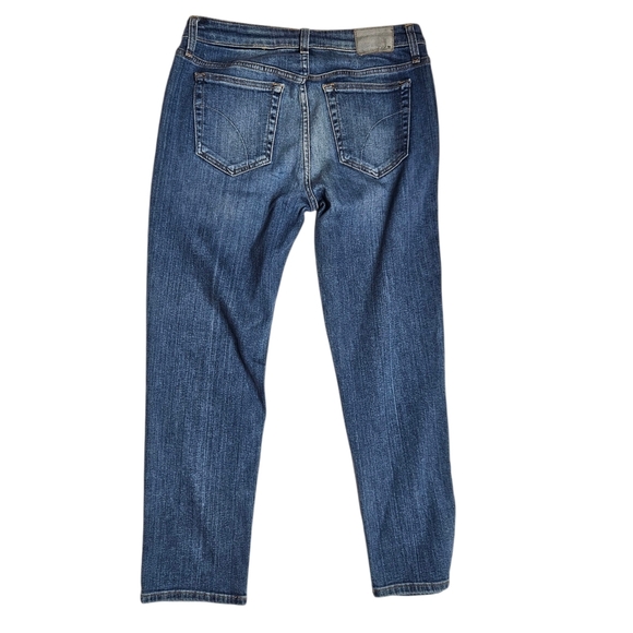Joe’s Jeans Marcia Wash Blue Denim Mid-rise Straight Leg Cropped size 27 - Picture 2 of 8